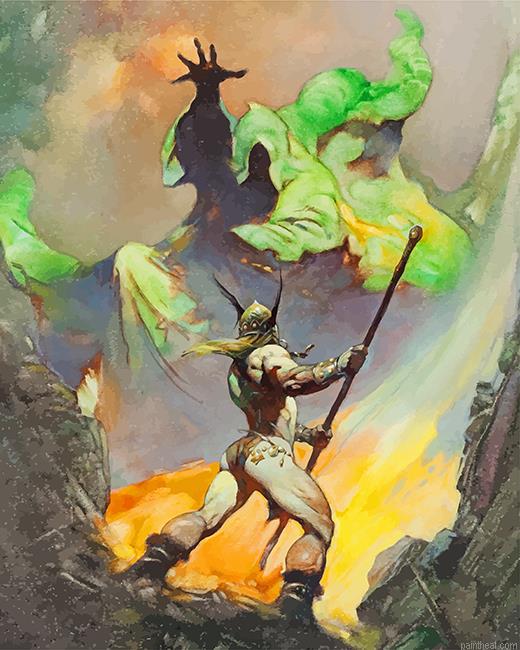 Frank frazetta art painting by numbers.jpeg