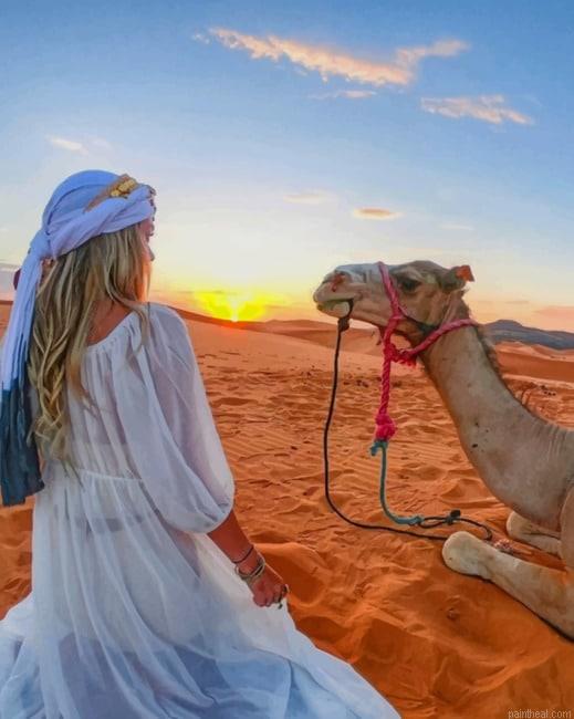Girl and camel in sahara painting by numbers.jpeg