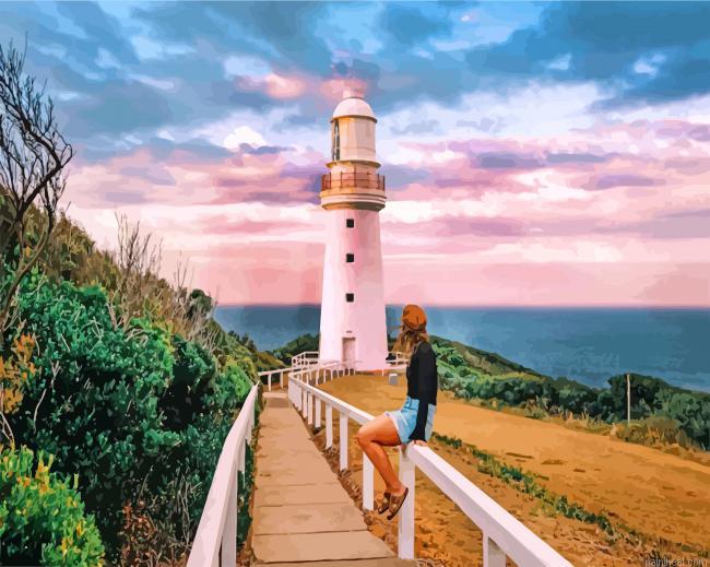 Girl in cape otway lightstation painting by numbers.jpeg