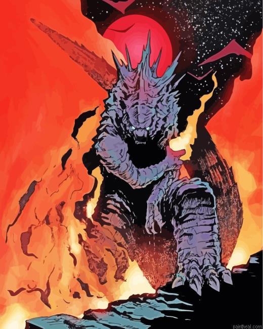 Godzilla art painting by numbers.jpeg