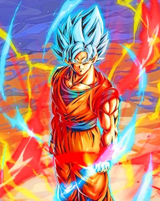 Goku dragon ball animes painting by numbers.jpeg