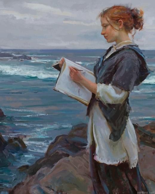 Gorgeous nerd on the beach new painting by numbers.jpeg