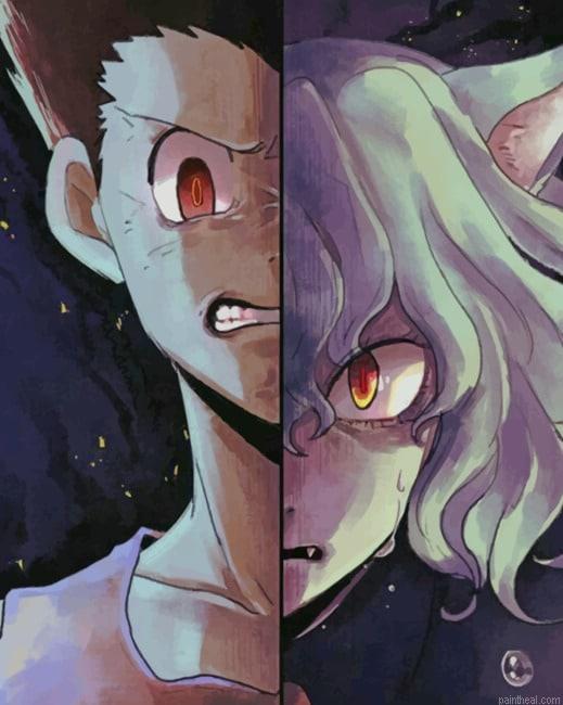 Hunter x hunter and pito new painting by numbers.jpeg