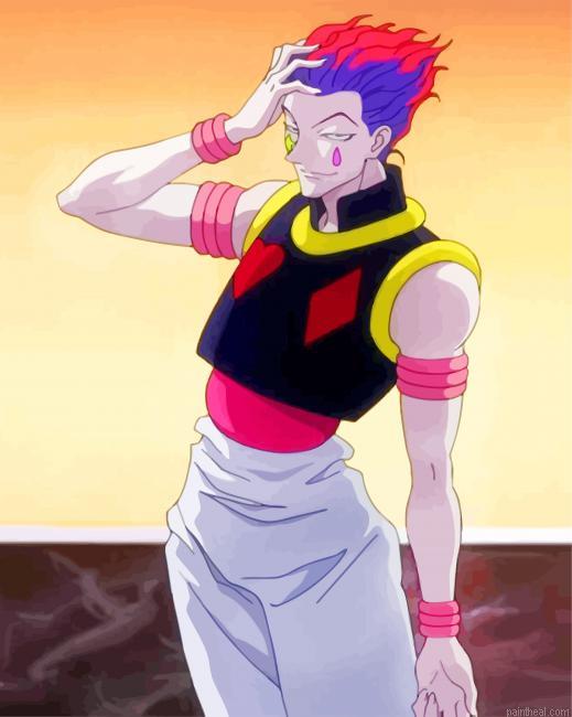 Hunter x hunter hisoka painting by numbers.jpeg