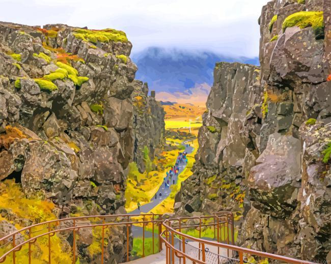 Iceland thingvellir national park painting by numbers.jpeg