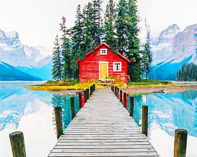 Jasper national park in canada painting by numbers.jpeg