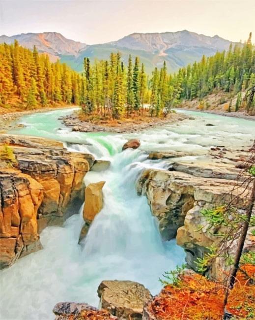 Jasper national park of canada new painting by numbers.jpeg