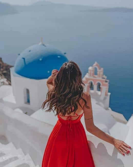 Lady enjoying santorini greece painting by numbers.jpeg