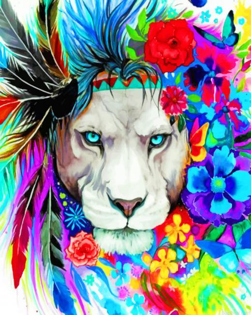 Lion art painting by numbers.jpeg