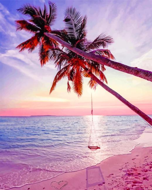 Maldive beach sunset painting by numbers.jpeg
