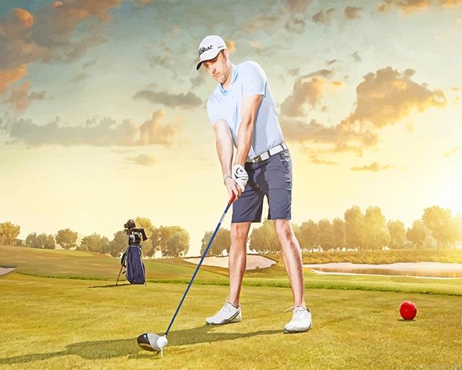Man playing golf painting by numbers.jpeg