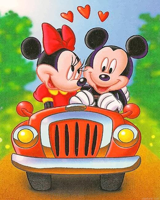 Mickey mouse and minnie mouse painting by numbers.jpeg