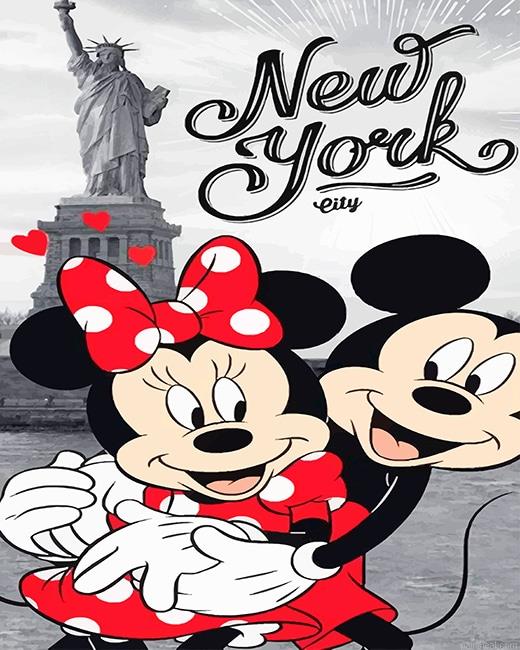 Mickey mouse and minnie new york painting by numbers.jpeg