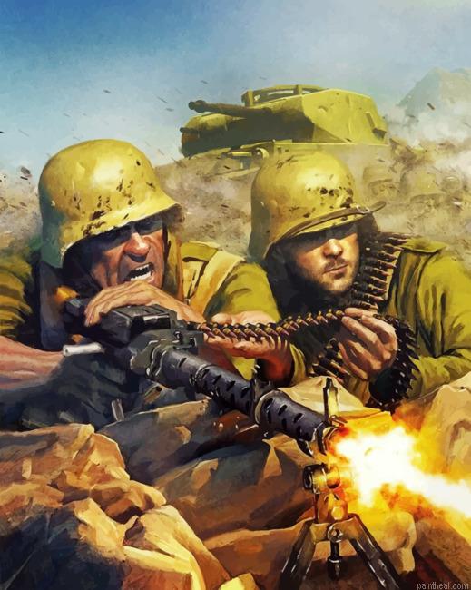 Military soldiers in war painting by numbers.jpeg