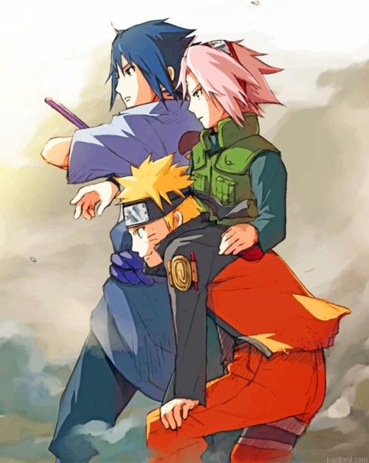 Naruto sasuke and sakura new painting by numbers.jpeg