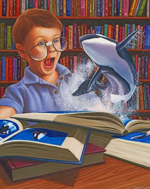 Nerdy boy painting by numbers.jpeg
