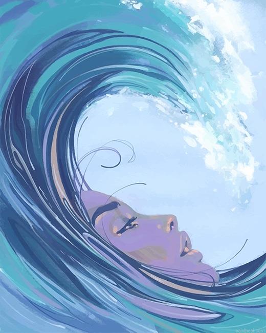 Ocean girl painting by numbers.jpeg