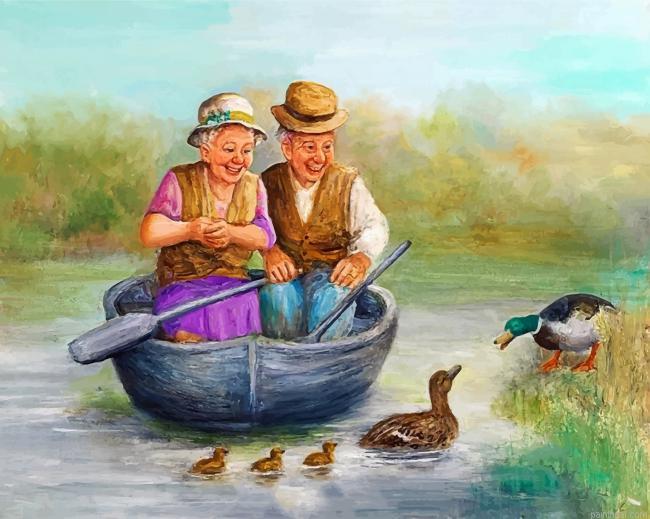 Old couple on boat painting by numbers.jpeg