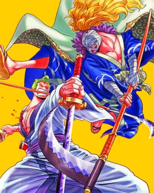 One piece killer vs zoro new painting by numbers.jpeg
