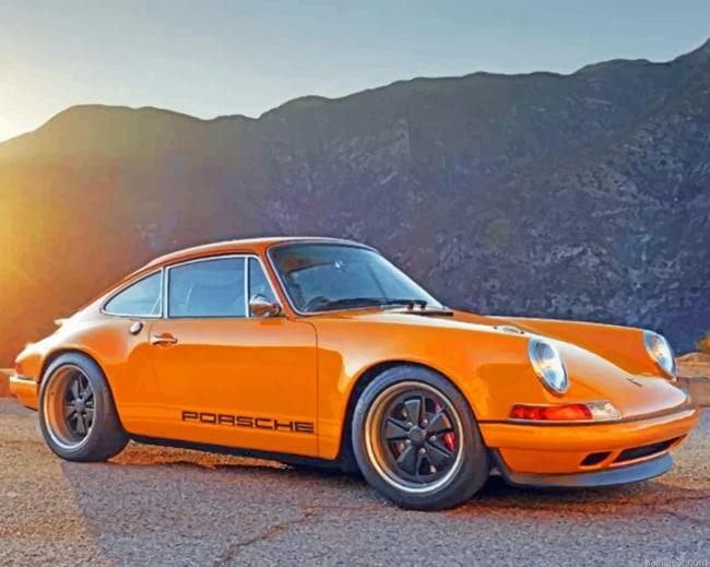 Orange porsche 911 painting by numbers.jpeg
