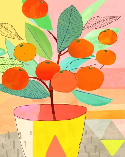 Orange tree plant painting by numbers.jpeg