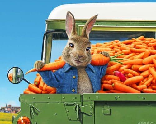 Peter rabbit and the carrot truck painting by numbers.jpeg