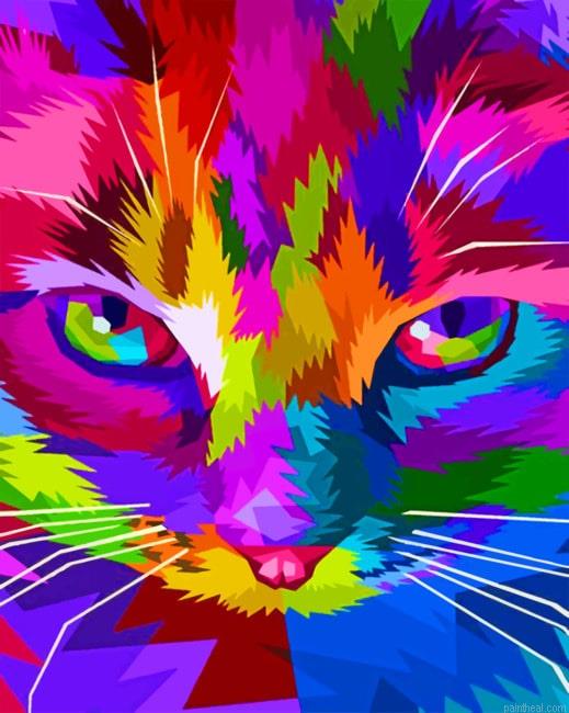 Pop art cat colorful painting by numbers.jpeg