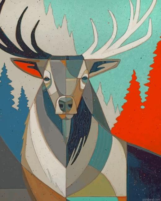 Pop art elk new painting by numbers.jpeg