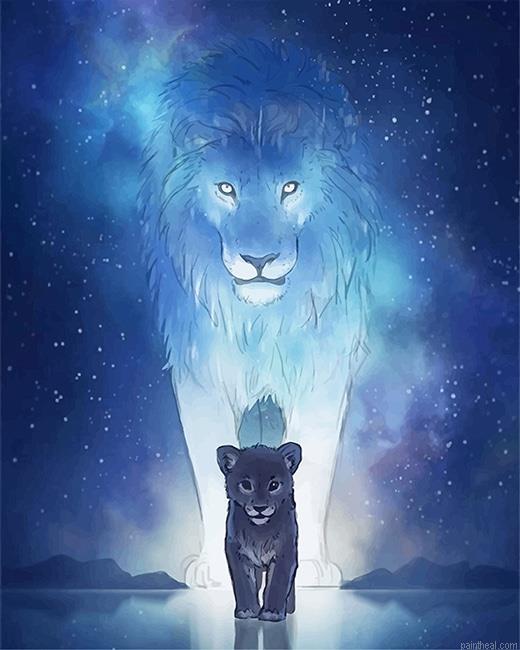 Powerful lion painting by numbers.jpeg