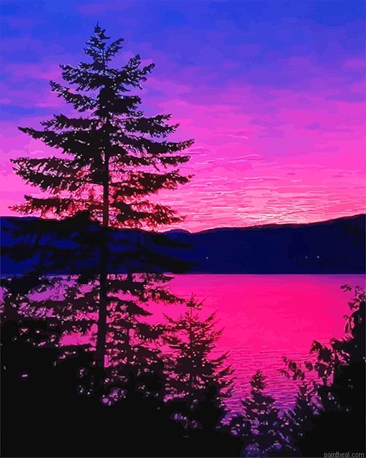 Purple landscape painting by numbers.jpeg