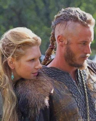 Ragnar and lagertha vikings painting by numbers.jpeg