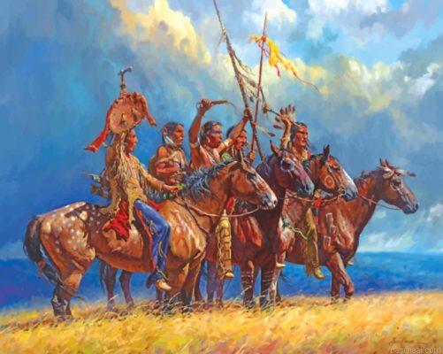 Red indians western art painting by numbers.jpeg