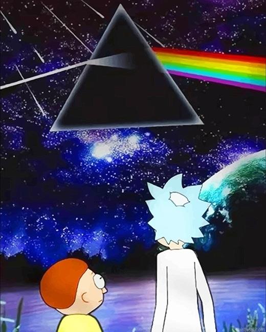Rick and morty in space painting by numbers.jpeg