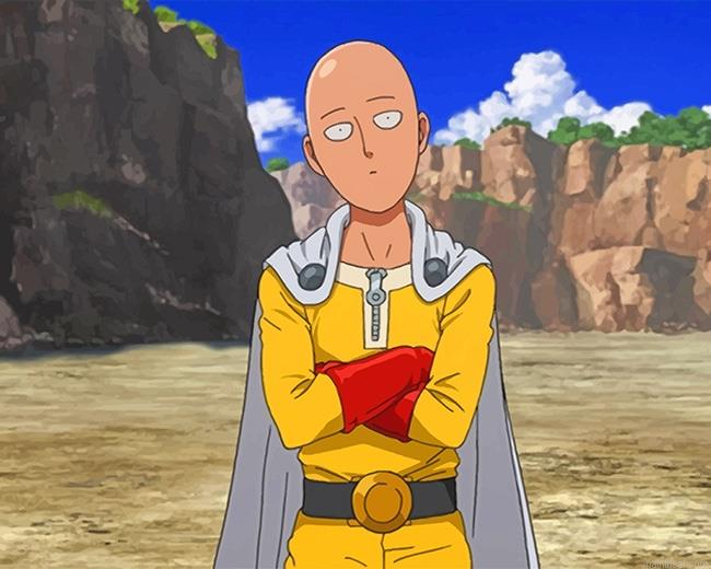 Saitama anime painting by numbers.jpeg