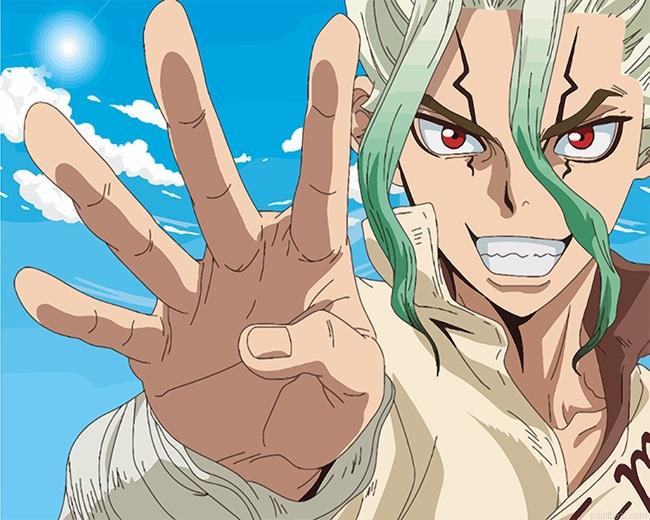 Senku ishigami painting by numbers.jpeg