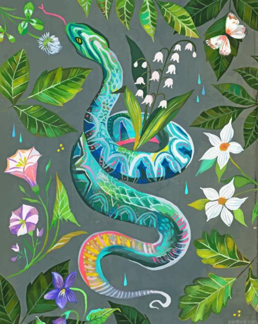Snake art painting by numbers.jpeg