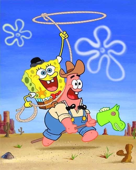 Spongebob and patrick painting by numbers.jpeg
