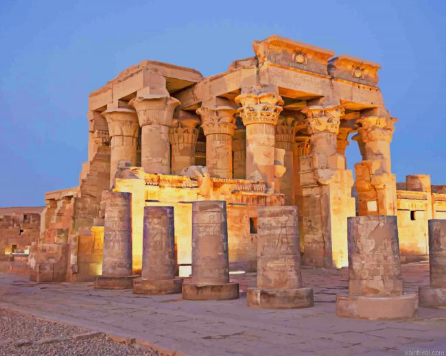 Temple of kom ombo egypt painting by numbers.jpeg