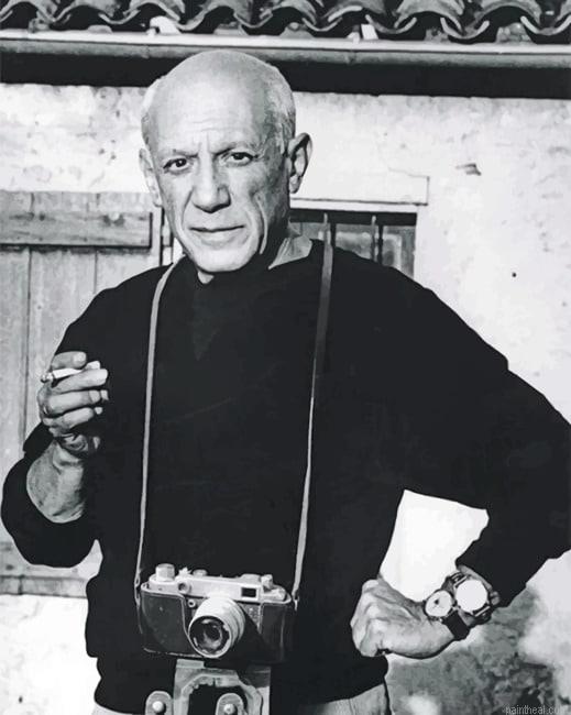 The legend pablo picasso vintage painting by numbers.jpeg