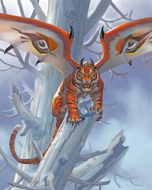 Tiger with wings painting by numbers.jpeg
