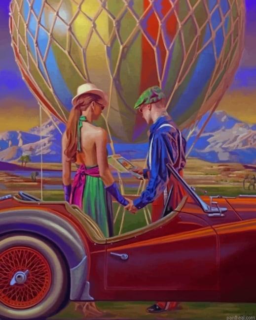Vintage couple and colorful hot air balloon new painting by numbers.jpeg