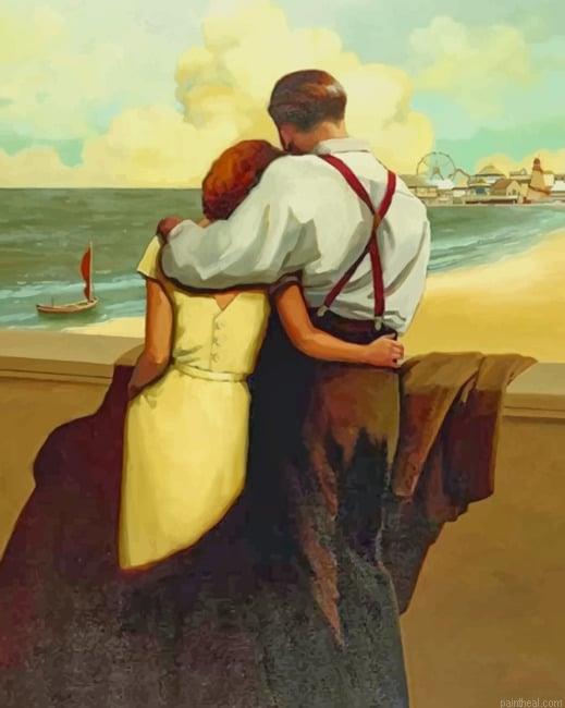 Vintage couple in love new painting by numbers.jpeg