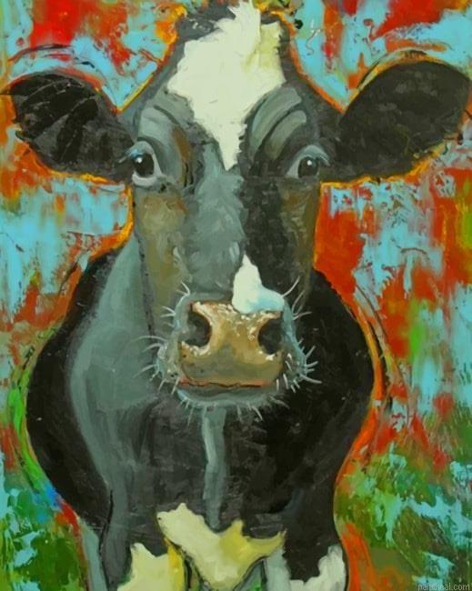 Vintage cow new painting by numbers.jpeg