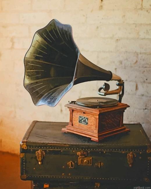 Vintage vinyl records player new painting by numbers.jpeg