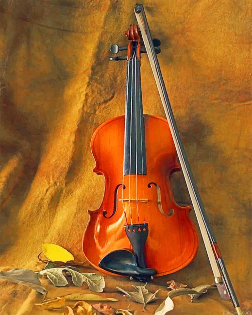 Vintage violin painting by numbers.jpeg