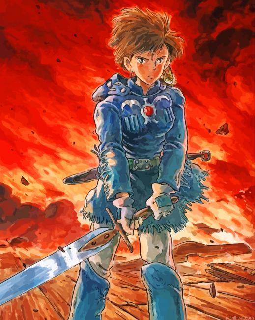 Warrior nausicaa painting by numbers.jpeg