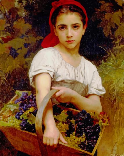 William adolphe bouguereau grape picker painting by numbers.jpeg
