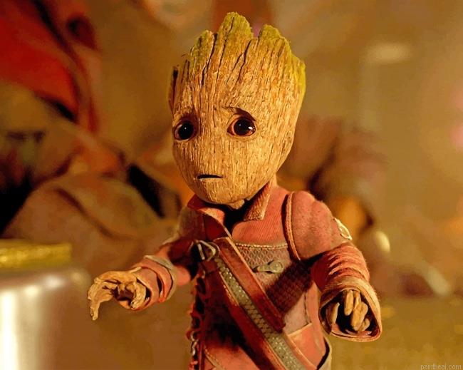 Worried baby groot painting by numbers.jpeg