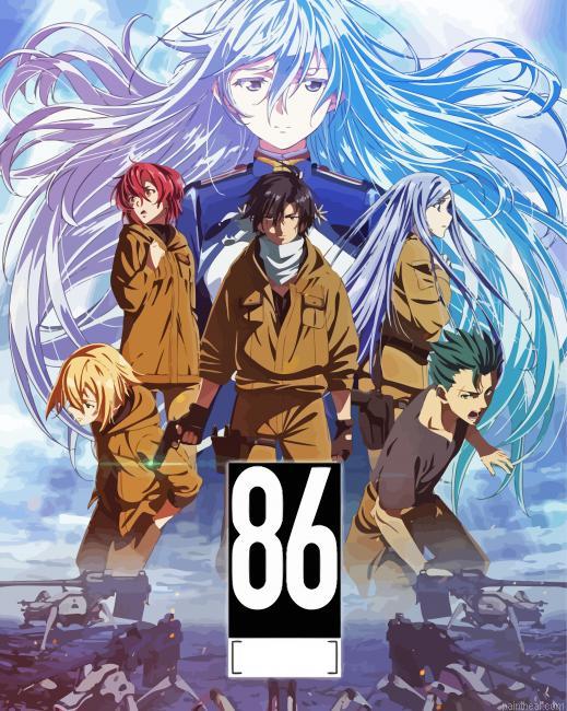 86 eighty six anime painting by numbers.jpeg