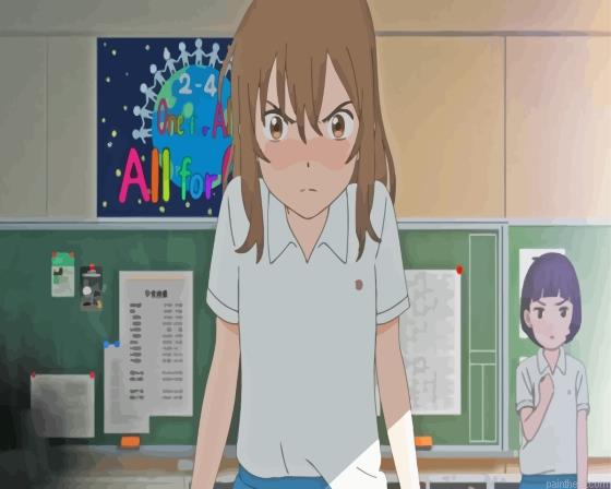 A whisker away anime girl painting by numbers.jpeg